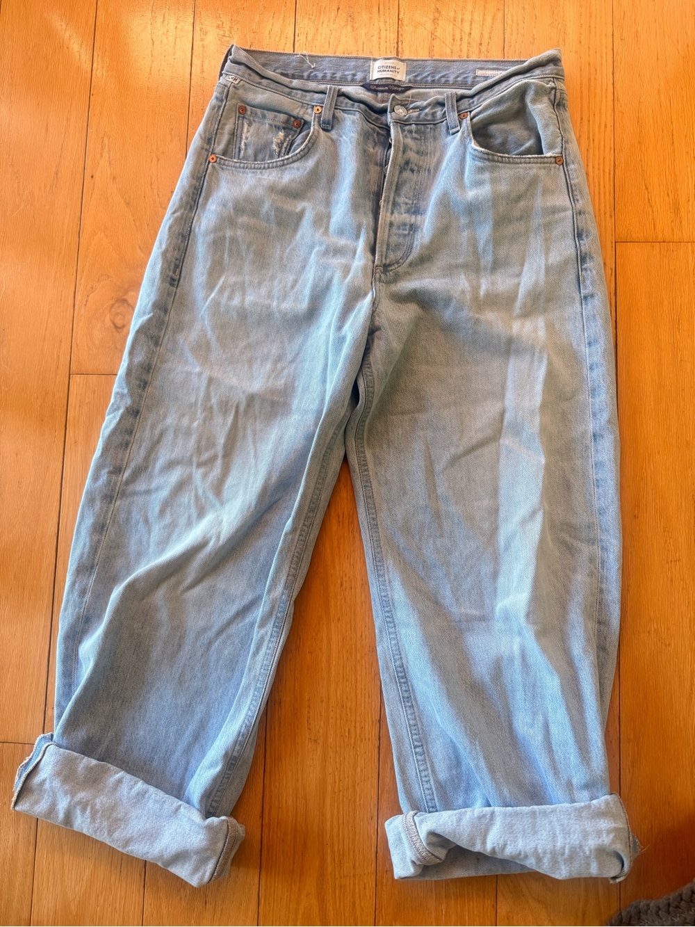 Light Wash Citizens of Humanity Ayla Jeans - Classic Casual